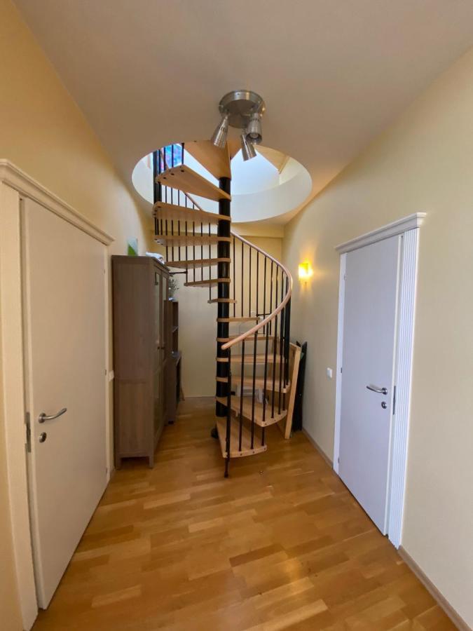 Riga Centre , Skyloft Apartment 178M2 Luaran gambar